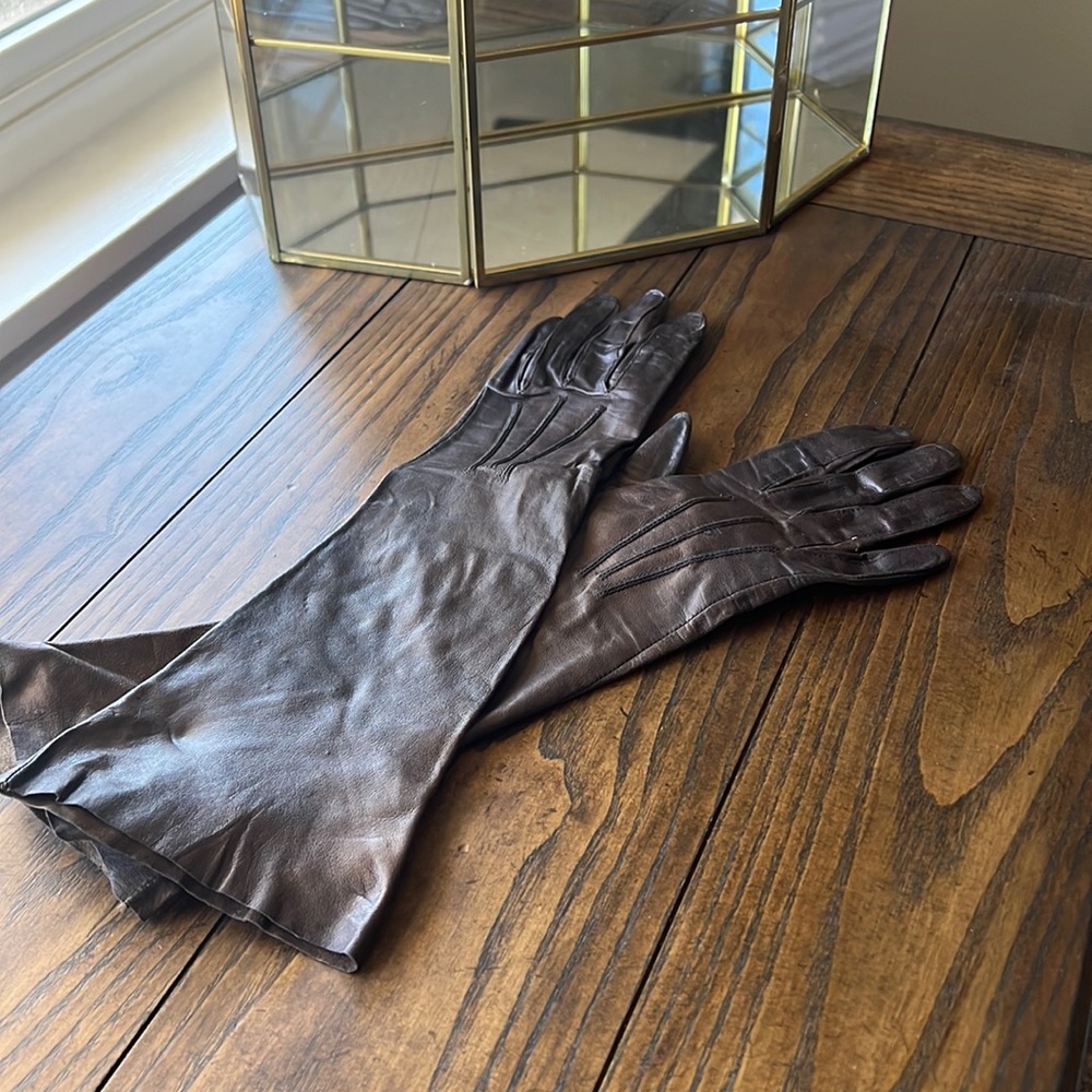 Stetson Vintage Women’s Brown Leather Gloves